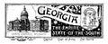 The state banner of Georgia vintage illustration