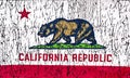 State of California Flag Royalty Free Stock Photo