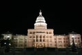 State Capitol Building at Night in Downtown Austin, Texas Royalty Free Stock Photo