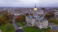 State Capitol Dome Hartford Connecticut Fall Color Autumn Season Royalty Free Stock Photo