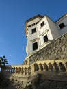 State castle Konopiste, detail with stairs, Czech Republic Royalty Free Stock Photo