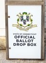 Ballot drop box for government political elections