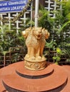 The State Emblem of India, as the national emblem of Republic of India is called, is an adaptation of the Golden color four Lions