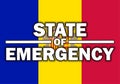 State of Emergency on Andorra Flag