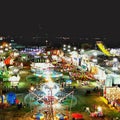 State fair from above Royalty Free Stock Photo