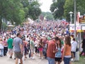 State Fair Crowd Royalty Free Stock Photo