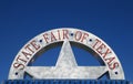 State Fair of Texas sign Royalty Free Stock Photo