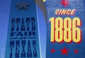 State Fair of Texas since 1886 sign Royalty Free Stock Photo