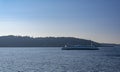State ferry sailing Puget Sound Royalty Free Stock Photo