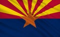 State Flag of Arizona Royalty Free Stock Photo