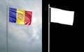 State flag of the Principality of Andorra with alpha channel