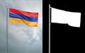 State flag of the Republic of Armenia with alpha channel