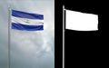 State flag of the Republic of Nicaragua with alpha channel