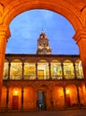 State government offices archway, Morelia, Mexico