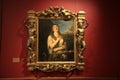 Hall of Titian. Tiziano Vecellio. The Repentant Mary Magdalene. 1560s. Hermitage collection Royalty Free Stock Photo