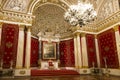 The State Hermitage Museum, the Peter or small throne room, Royalty Free Stock Photo