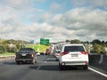 State Highway Auckland Traffic, New Zealand Royalty Free Stock Photo