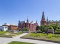 State Historical Museum of Russia, wedged between Red Square and Manege Square in Moscow, Russia Royalty Free Stock Photo