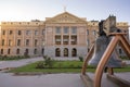 State House and Liberty Bell Front Lawn Arizona Capital Building