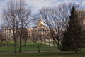 State house of Massachusetts in Boston Royalty Free Stock Photo