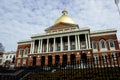 State house of Massachusetts in Boston Royalty Free Stock Photo