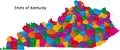 State of Kentucky Royalty Free Stock Photo