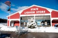 State Liquor store at NH I93 rest stop Royalty Free Stock Photo