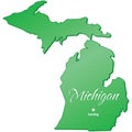 State of Michigan Royalty Free Stock Photo