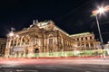 State Opera in Vienna Austria at night Royalty Free Stock Photo