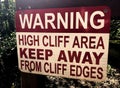 Warning signs important for hikers