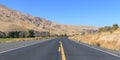 State Route 821 passing through the Yakima Canyon in Central Washington State