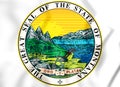 State Seal of the Montana state, USA.