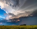 The state of the sky when a storm is brewing generative ai Royalty Free Stock Photo