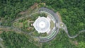 Aerial View of The Wisma Bintulu or The Bintulu Development Authority Royalty Free Stock Photo