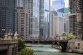 The State Street Bridge in Chicago Royalty Free Stock Photo