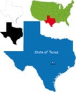 State of Texas, USA Royalty Free Stock Photo