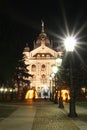 Štátne divadlo v meste Košice v noci
