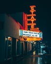 The State Theatre vintage neon sign, Culpeper, Virginia