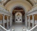 State of Utah Capitol hill complex in Salt Lake City, historic exterior rotunda dome interior, house, senate and soupreme court