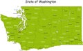 State of Washington Royalty Free Stock Photo