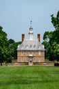 Colonial Governor`s Palace in Williamsburg Virginia Royalty Free Stock Photo