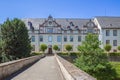 A stately mansion in the confines of the castle of Friedberg Royalty Free Stock Photo