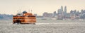 Staten Island Ferry connecting Manhattan with Staten Island, New York city Royalty Free Stock Photo