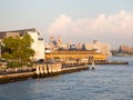 The Staten Island Ferry docked in Manhattan, New York City Royalty Free Stock Photo