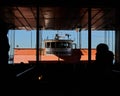 Staten Island Ferry MV Andrew J. Barberi at the port