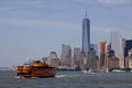 Staten Island Ferry - New York City, Lower Manhattan (2015) Royalty Free Stock Photo