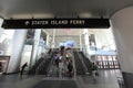 Staten Island ferry terminal in Manhattan, NY, USA Royalty Free Stock Photo