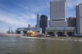 Staten island ferry and terminal new york city Royalty Free Stock Photo