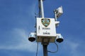 NYPD security camera placed at the intersection in Staten Island, NY