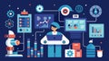 A stateoftheart facility equipped with tingedge AI technology constantly analyzing and optimizing data production